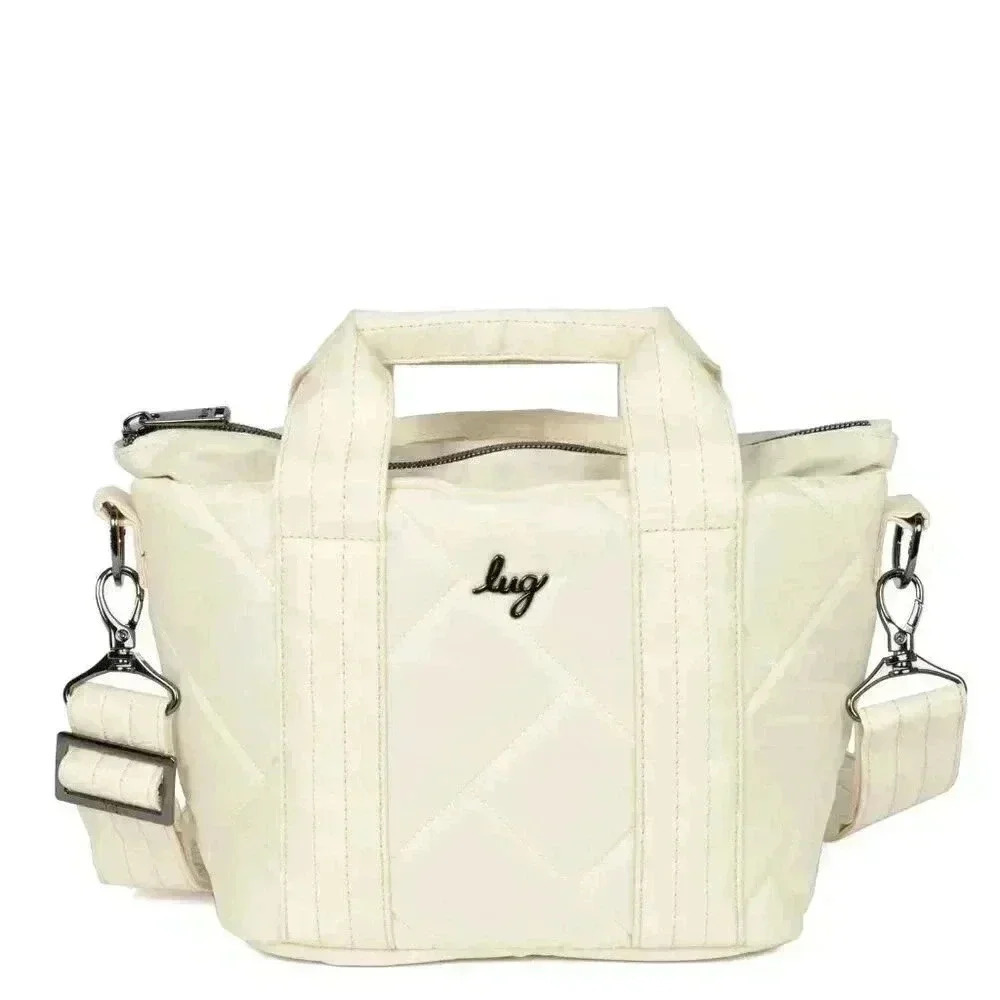 LUG Dory Mini Crossbody / Top Handle Bag - Cream